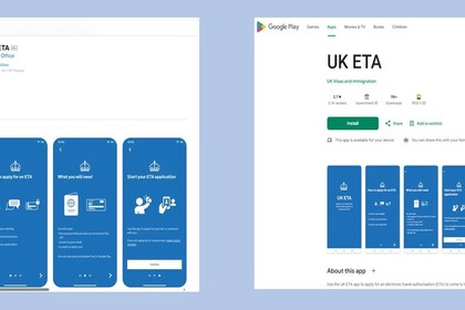 Електронно разрешение за пътуване до Великобритания (ЕТА)